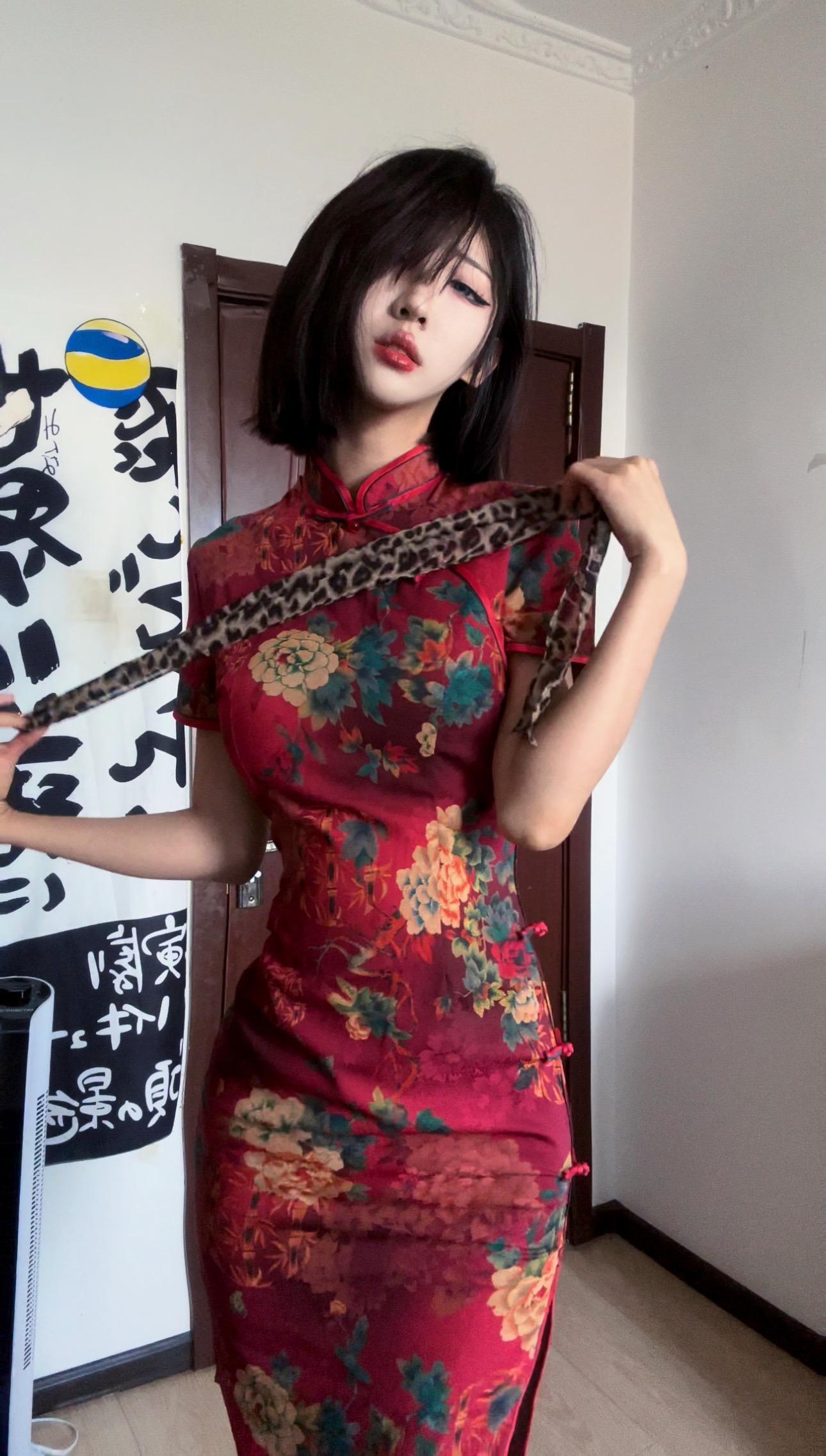 行简多风格居家随拍合集 国风旗袍猫耳辣妹 cos 实拍